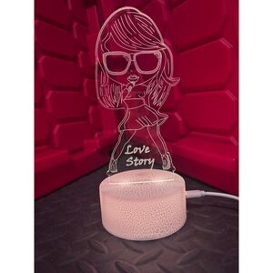 Unbranded LED Night Light Women OS Multi Excellent Taylor Swift Love Story 2pc